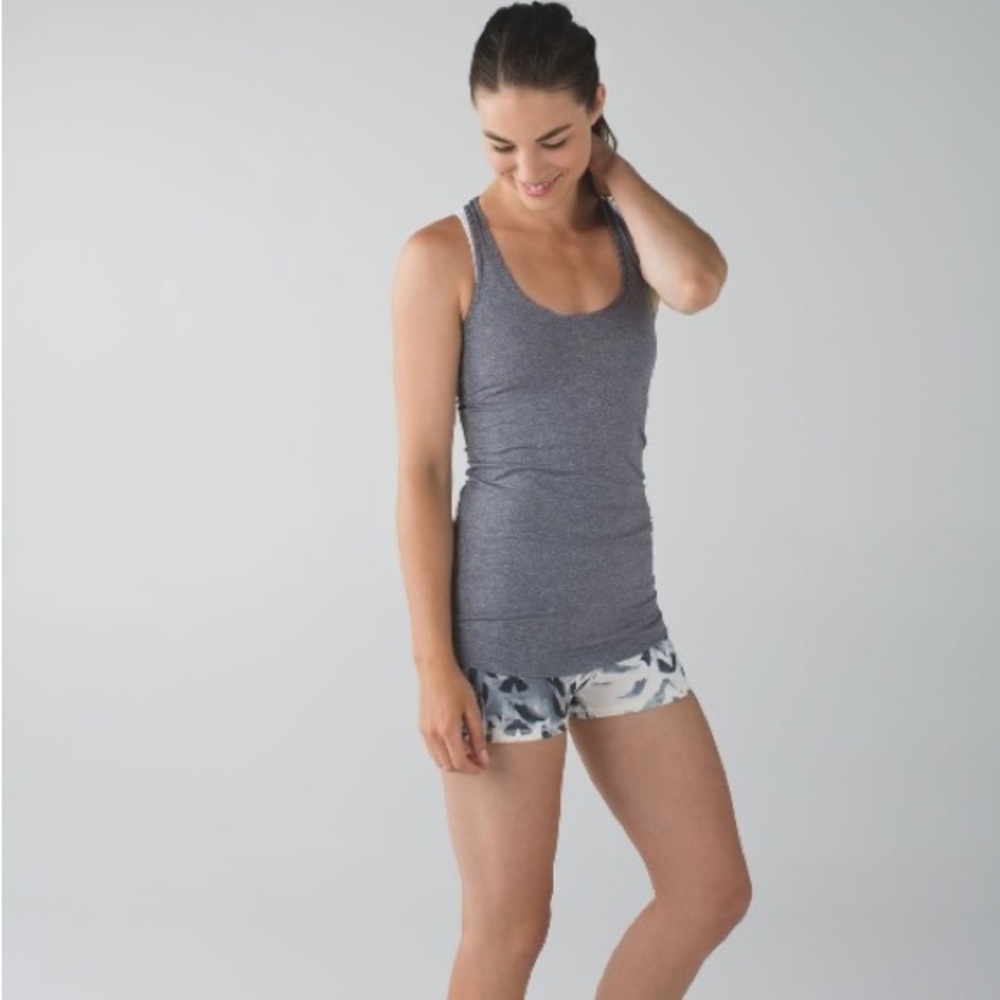 Lululemon Gray Cool Racerback Tank